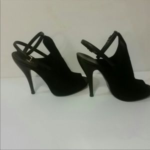 Gucci double strap heels